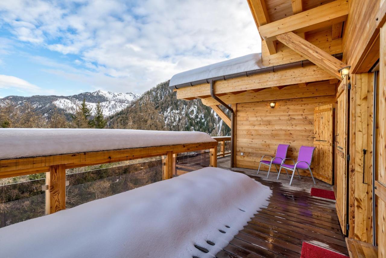 Chalet Flocon De Neige - Jacuzzi - Sauna La Tzoumaz Exteriér fotografie