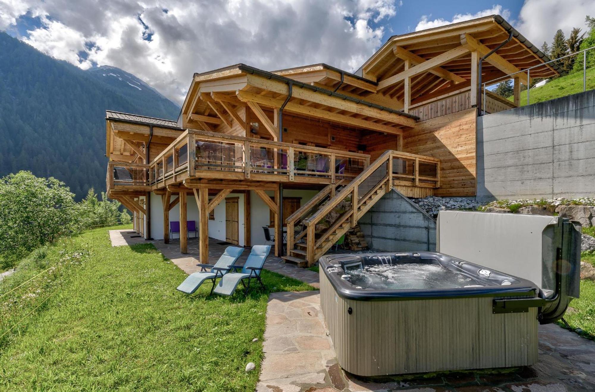 Chalet Flocon De Neige - Jacuzzi - Sauna La Tzoumaz Exteriér fotografie
