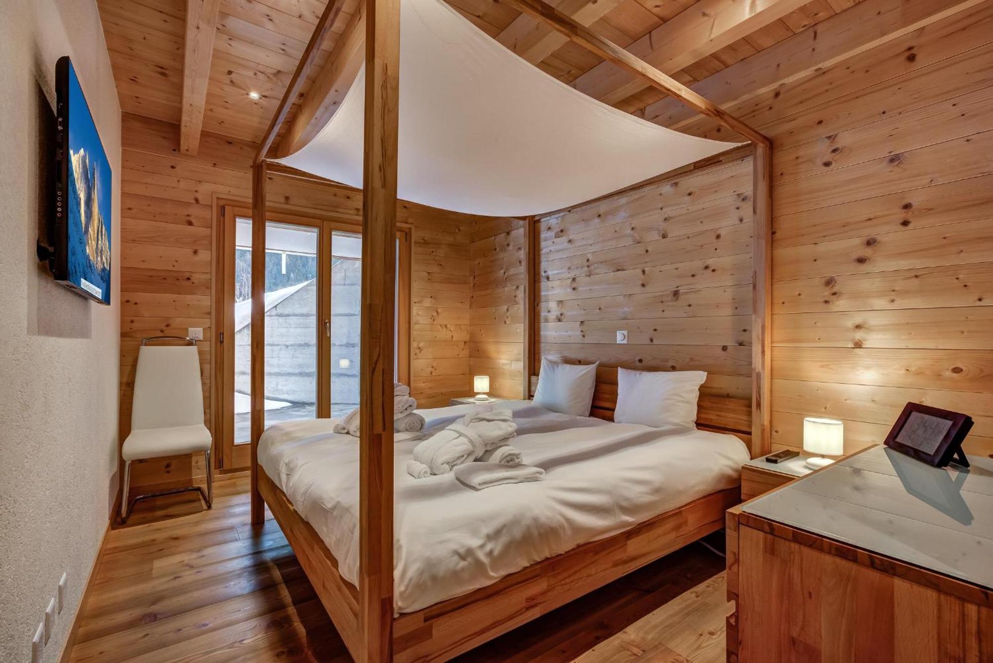 Chalet Flocon De Neige - Jacuzzi - Sauna La Tzoumaz Exteriér fotografie